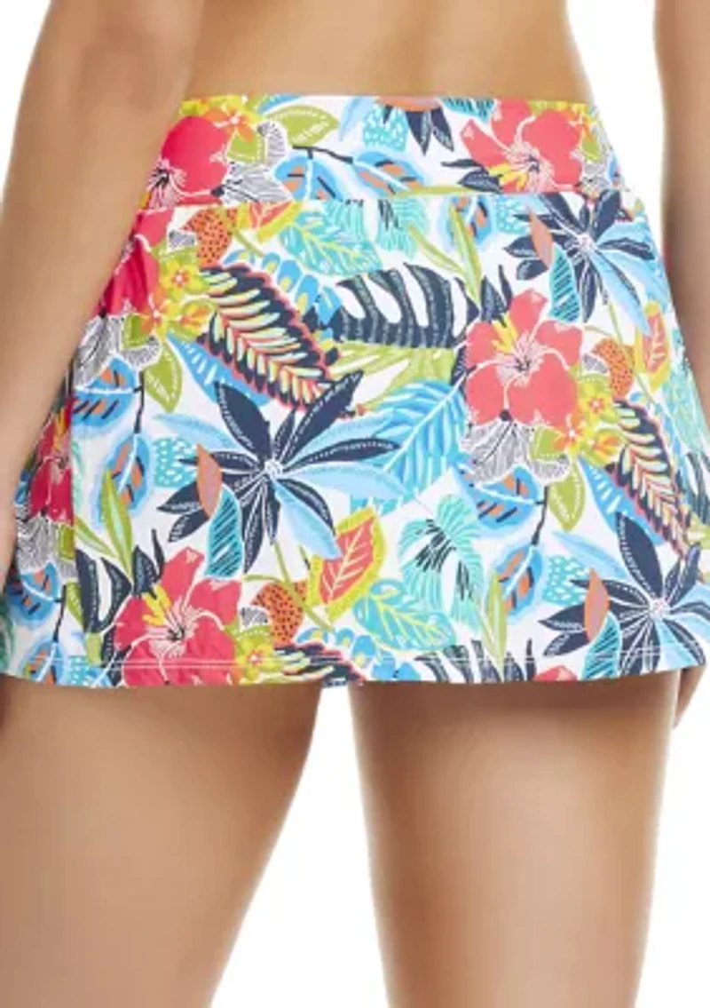 The Living is Easy Skirted Hipster Swim Bottom
