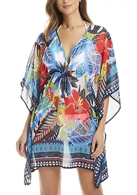 The Living is Easy Caftan Swim Coverup