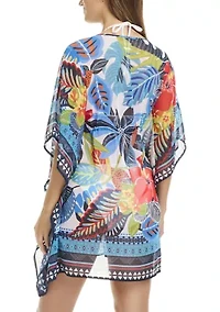 The Living is Easy Caftan Swim Coverup