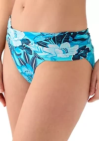 Women's Moody Blooms Sarong Hipster Brief Bottoms