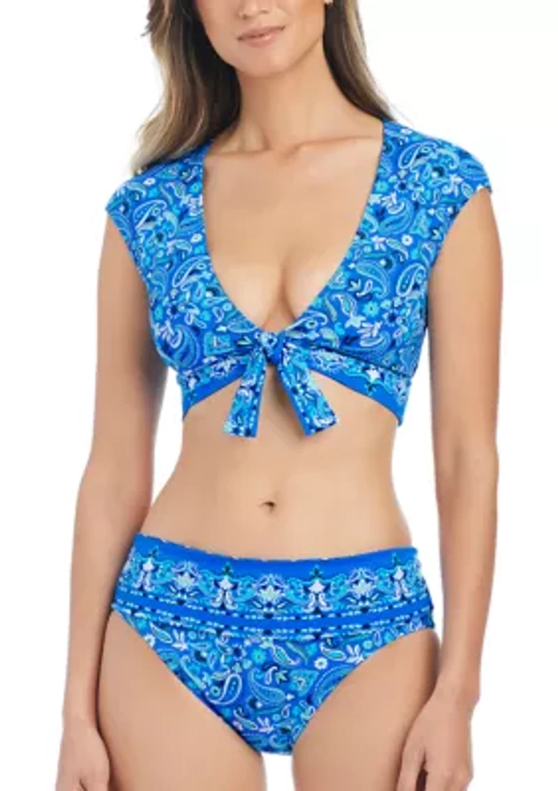 Meet Me Sorrento Fold Over Swim Bottoms