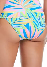 On The Bright Side Sarong Hipster Swim Bottoms