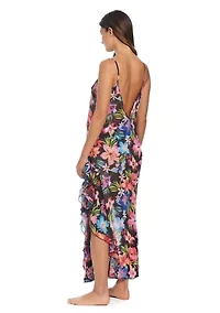 Sweet Escape Ruffle Swim Coverup Dress