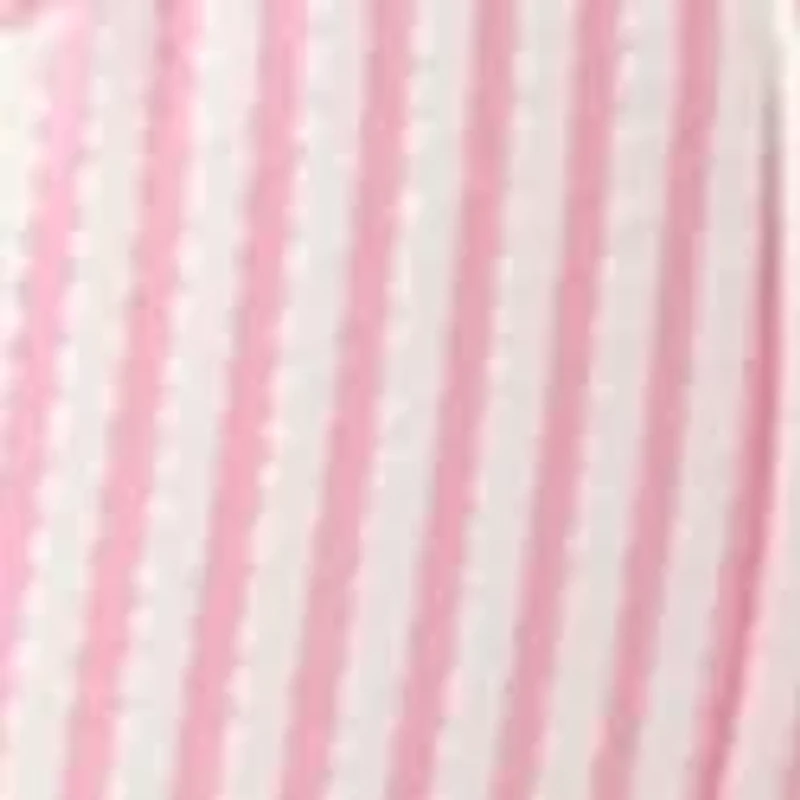 Tide Striped Smocked Swim Bra