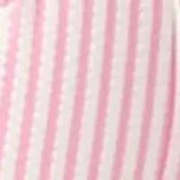 Tide Striped Smocked Swim Bra