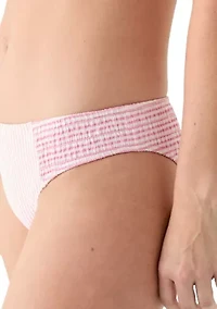 Tide Stripe Smocked Swim Bottoms