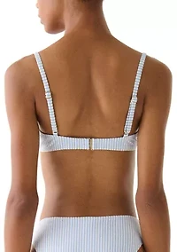 Tidal Striped Seamed Underwire Swim Top