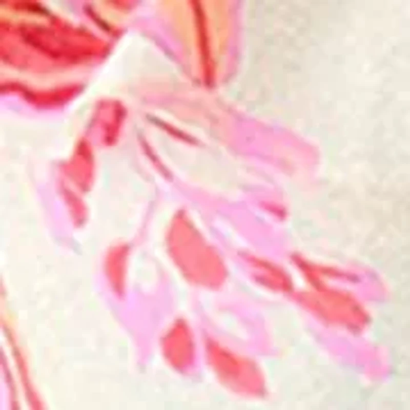 Women's Floral Toile Ruffle V-Wire Swim Top