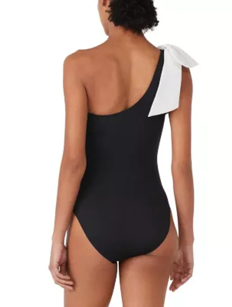 Women's Solid One Piece Swimsuit