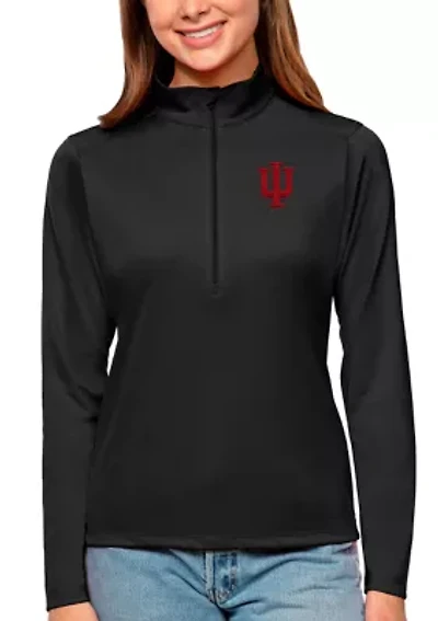 NCAA Indiana Hoosiers Tribute Quarter-Zip Pullover Top