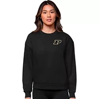 NCAA Purdue Boilermakers Logo Victory Crewneck Pullover Sweatshirt