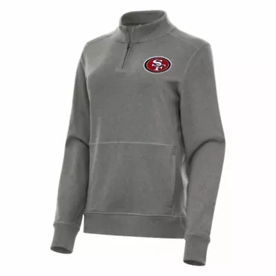 Antigua NFL San Francisco 49ers Women's Crush 1/4 Zip Pullover