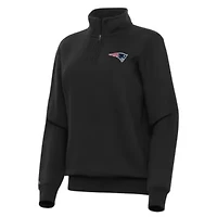 Antigua NFL New England Patriots Women's Victory 1/4 Zip Pullover