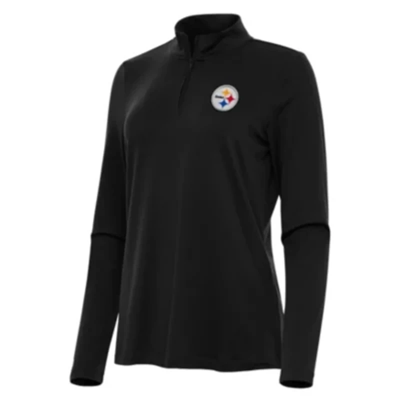 Antigua NFL Pittsburgh Steelers Women's Reprocess 1/4 Zip Pullover