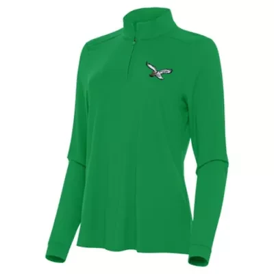 Antigua NFL Philadelphia Eagles Women's Intent 1/4 Zip Pullover