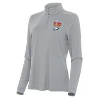 Antigua NFL Philadelphia Eagles SB LIX 2025 Women's Intent 1/4 Zip Pullover