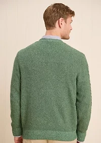 Sewing Down South x Crown & Ivy™ Cable Knit Crewneck Sweater