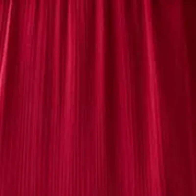 Women's Long Sleeve Tiered Plisse Maxi Dress