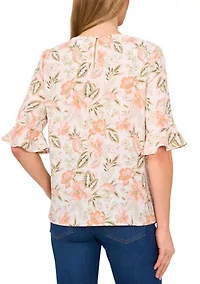 Women's Ruffle Sleeve Blouse