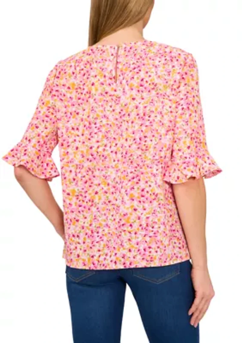Women's Ruffle Sleeve Blouse