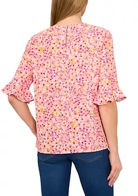 Women's Ruffle Sleeve Blouse