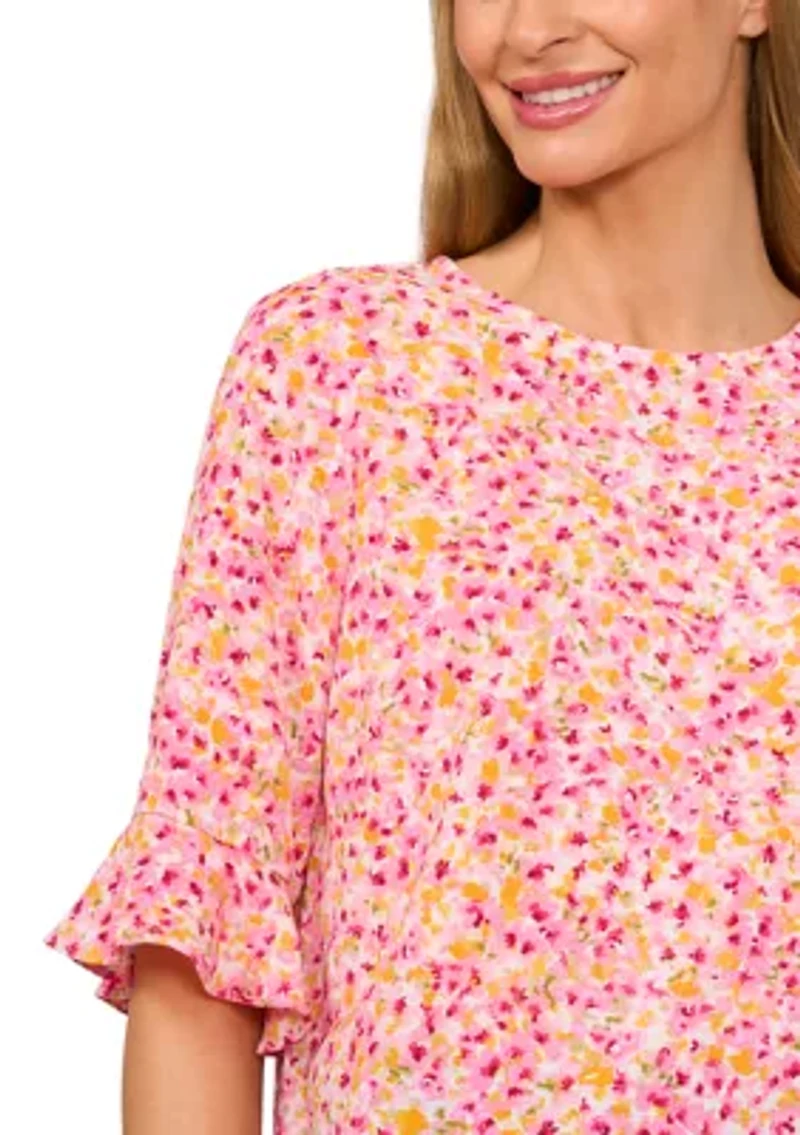 Women's Ruffle Sleeve Blouse