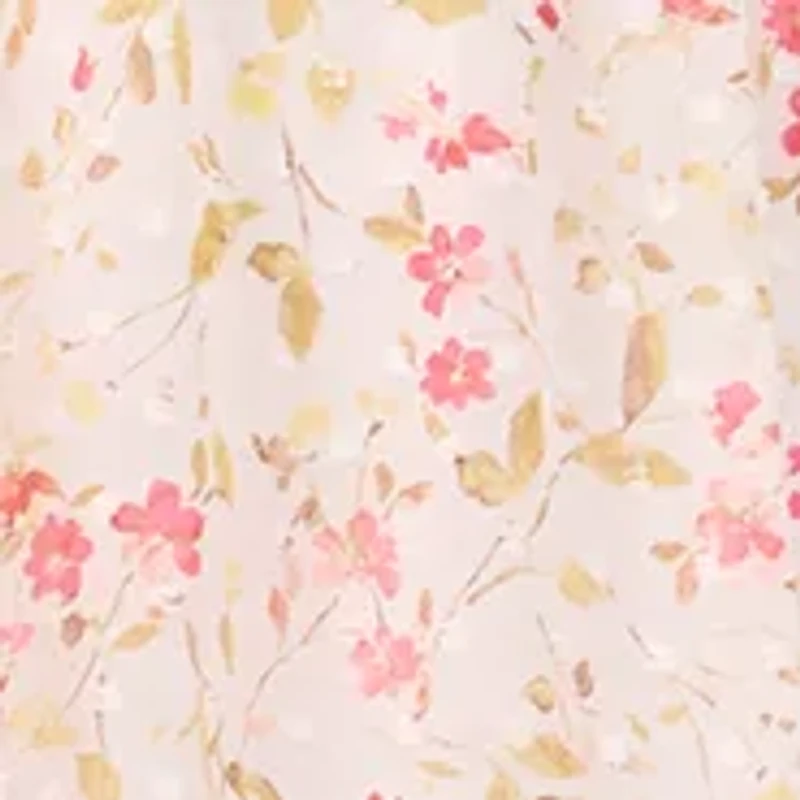 Women's Short Sleeve Floral Babydoll Tier Dress