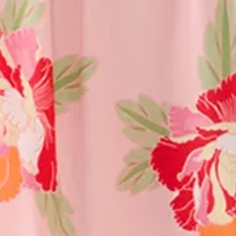 Women's Flutter Sleeve Tiered Floral Midi Dress
