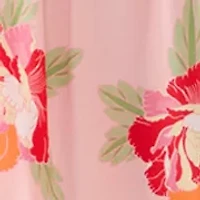 Women's Flutter Sleeve Tiered Floral Midi Dress