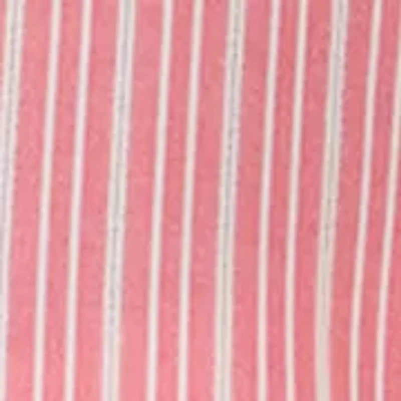 Women's Puff Sleeve Blow Split Neck Striped Top