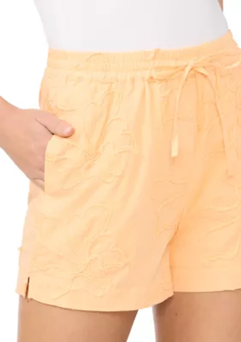 Women's Embroidered Shorts