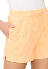 Women's Embroidered Shorts