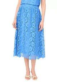 Women's A-Line Lace Skirt