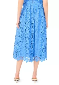 Women's A-Line Lace Skirt