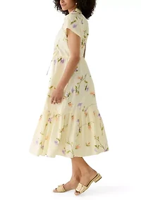 Women's Floral Midi Dress