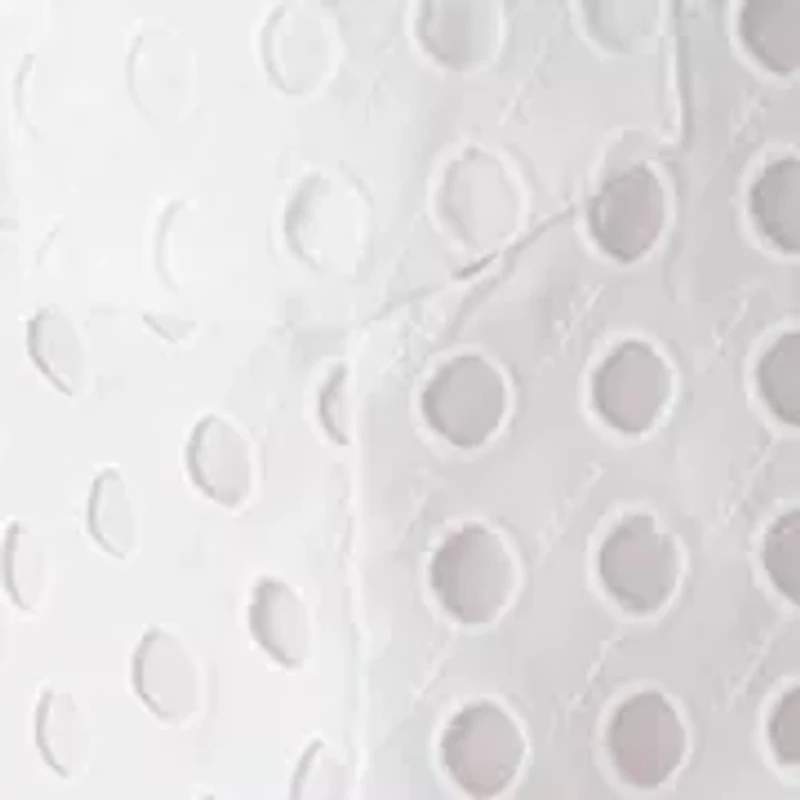 Women's Eyelet Square Neck A-Line Dress