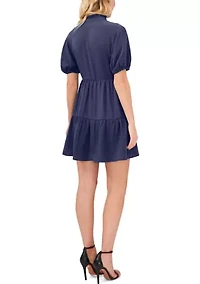 Drapey Gauze Baby Doll Dress