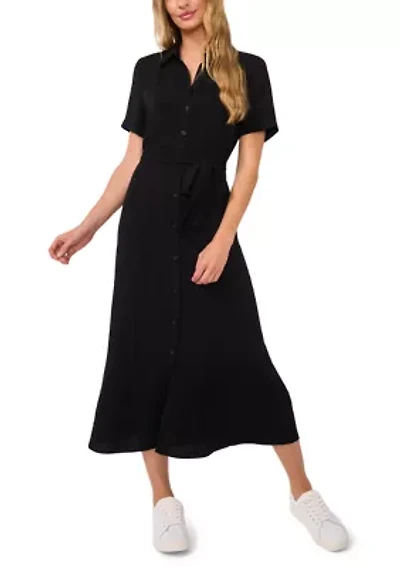 Women's Short Sleeve Shirtdress
