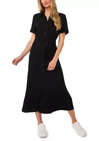 Women's Short Sleeve Shirtdress