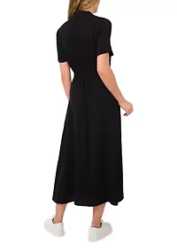 Women's Short Sleeve Shirtdress