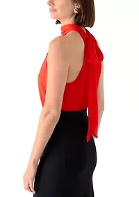 Women's Sleeveless Halter Blouse
