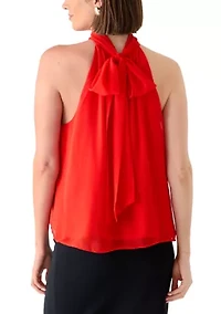 Women's Sleeveless Halter Blouse