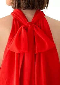 Women's Sleeveless Halter Blouse