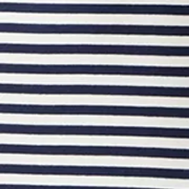 Women's Striped Knit Midi Dress