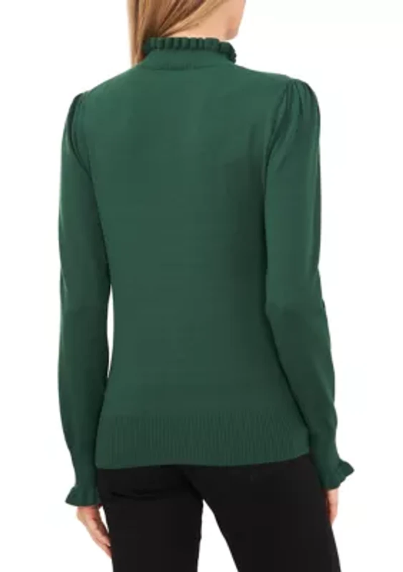 Women's Ruffle Sweater