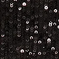 Women's Long Sleeve Sequin Crew Neck T-Shirt