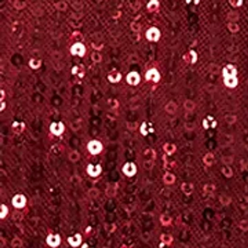 Women's Long Sleeve Sequin Crew Neck T-Shirt