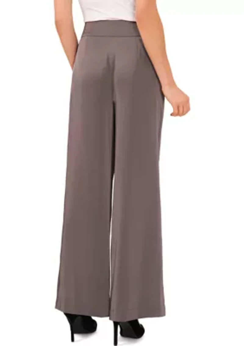 Women's Wide Leg Side Zip Pants