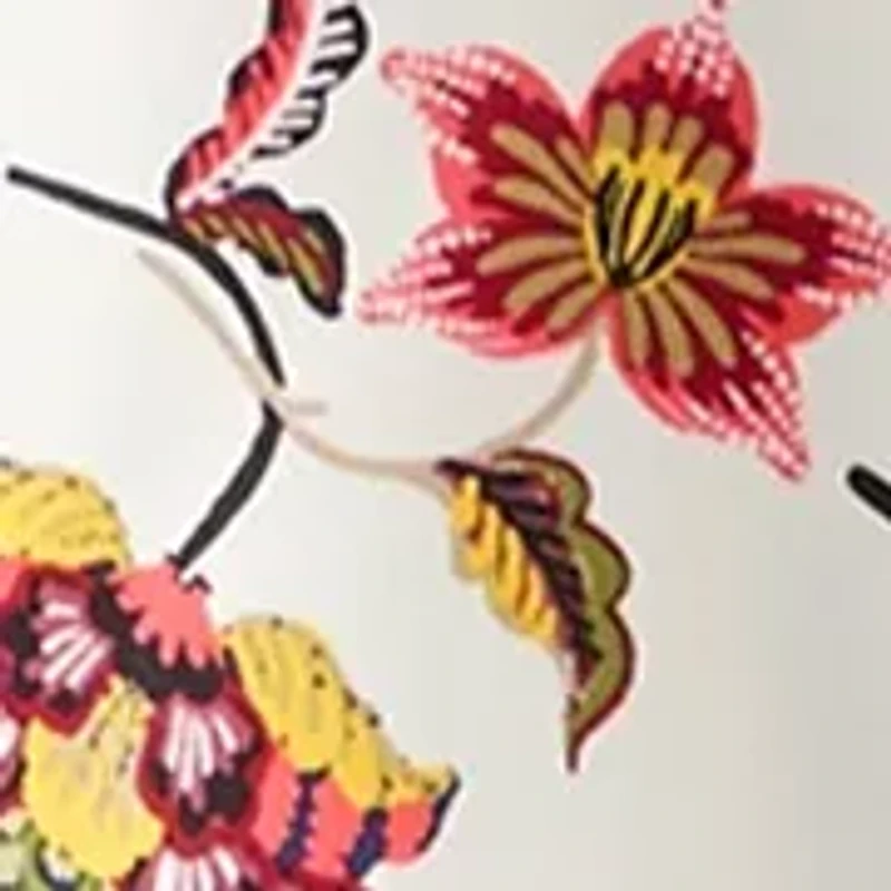 Women's Long Sleeve Floral Print Top