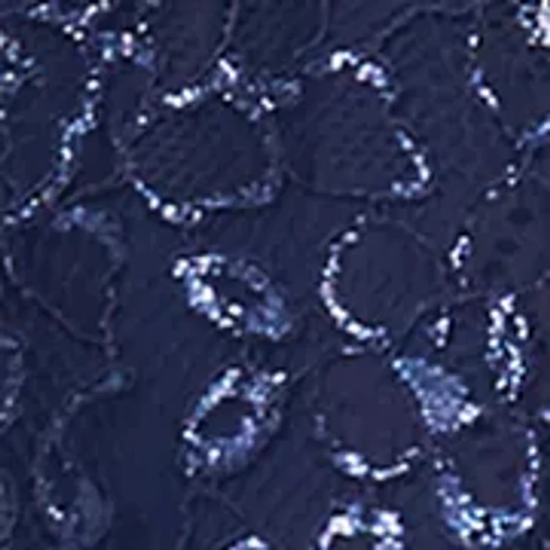 Women's Long Sleeve Sheer Scallop Hem Blouse